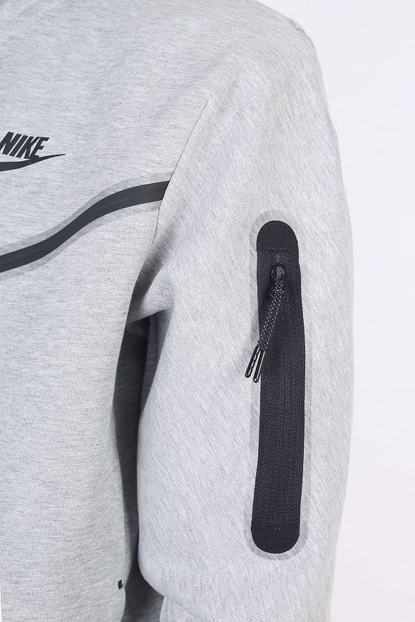 Мужская толстовка Nike Tech Fleece Hoodie Full-Zip (CU4489-063) - фото 2 картинки