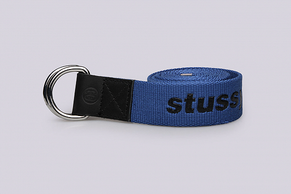 Ремень Stussy Puff Print D-Ring Belt (135140-blue)