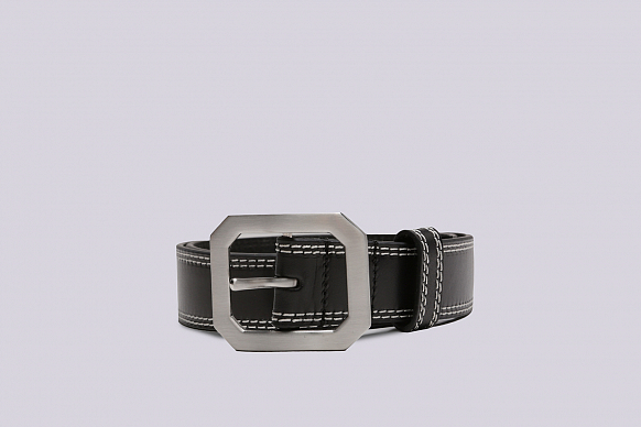 Ремень Stussy Contrast Stitch Leather Belt (135154-black)
