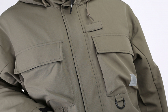 Мужская куртка Carhartt WIP Elmwood Jacket (I026022-moor) - фото 2 картинки