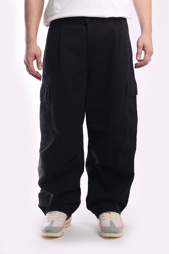 Мужские брюки Carhartt WIP Cole Cargo Pant (I031218-black) - фото 3 картинки