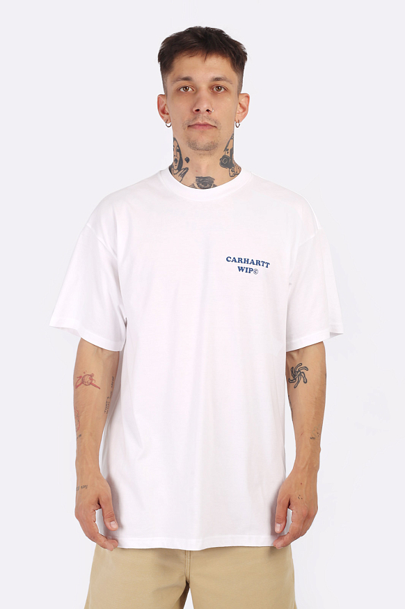 Мужская футболка Carhartt WIP S/S Isis Maria Dinner T-Shirt (I033127-white) - фото 3 картинки