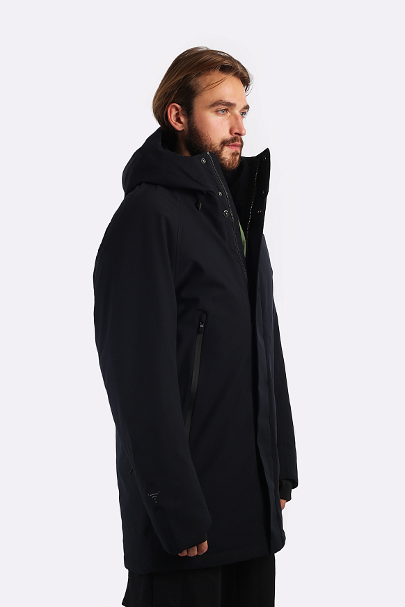 Мужская куртка KRAKATAU Dsup Technical Parka (Qm436-1-черный) - фото 5 картинки