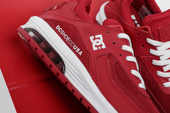 Женские кроссовки DC SHOES Vandium SE (ADJS200026-red/red) - фото 4 картинки