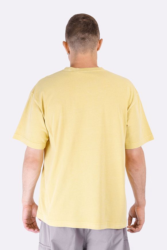 Мужская футболка Carhartt WIP S/S Nelson T-Shirt (I029949-air yellow gar dy) - фото 4 картинки