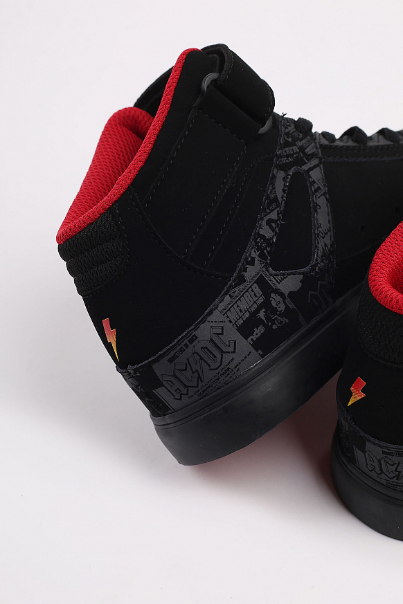 Детские кроссовки DC SHOES Pure high-Top AC/DC (ADBS300364-GDB-GDB) - фото 7 картинки