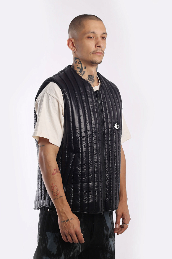 Мужской жилет Hombre Nino Corona Deep Freeze Simple Vest (0222-JK0001-black) - фото 4 картинки
