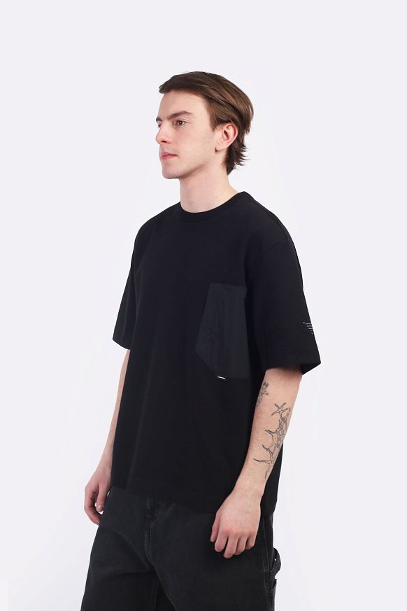 Мужская футболка KRAKATAU FALCON Oversize T-Shirt (Tm116-1-чёрный) - фото 7 картинки