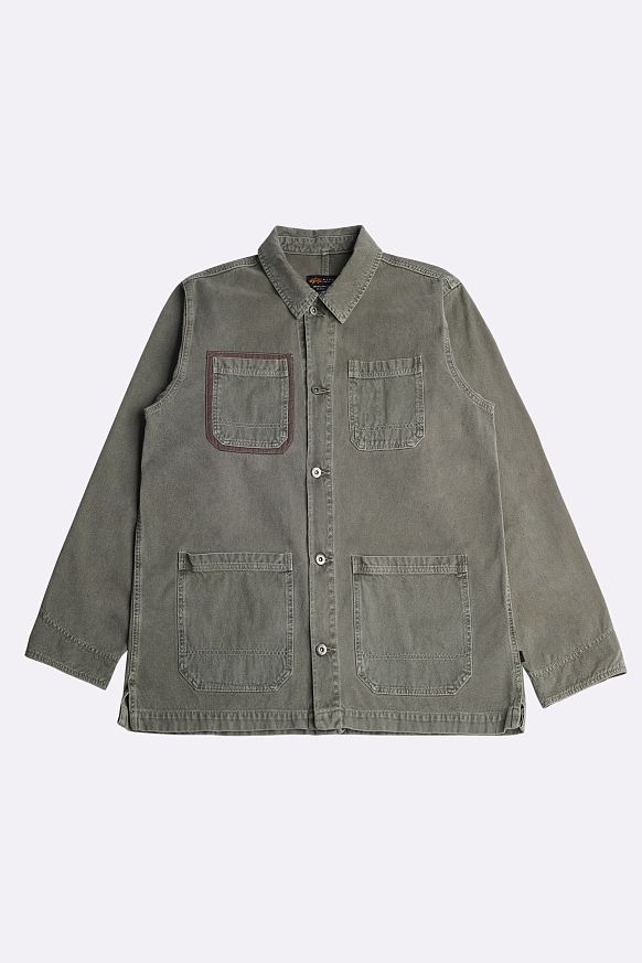 Мужская куртка Alpha Industries CTN Chore Coat (MJC55000CO-OG-107-green)