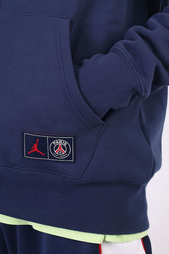 Мужская толстовка Jordan Paris Saint-Germain Fleece Full-Zip (DB6481-410) - фото 5 картинки