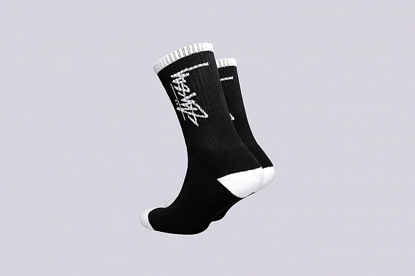 Мужские носки Stussy Stock Socks (138463-black) - фото 2 картинки