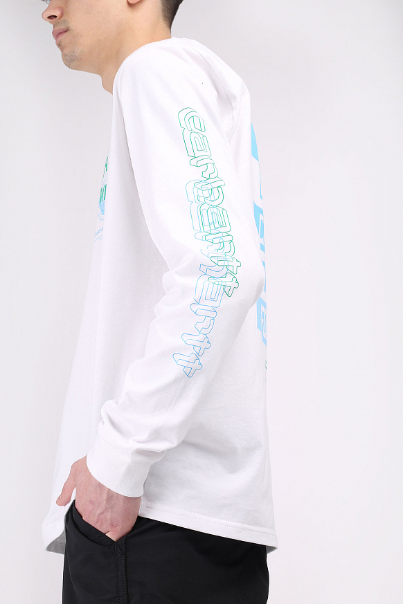 Мужской лонгслив Carhartt WIP Remix T-Shirt (I028487-white) - фото 2 картинки