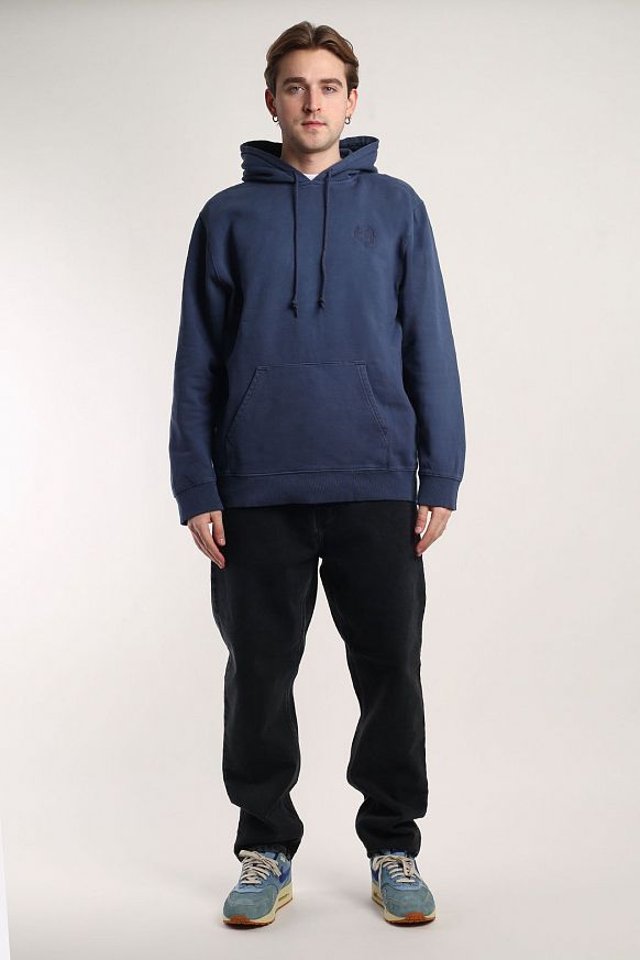 Мужская толстовка Carhartt WIP Hooded Verse Patch Sweat (I030639-enzian) - фото 7 картинки