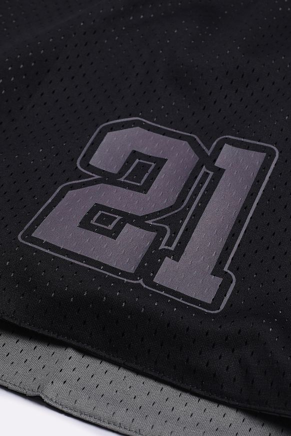 Мужские шорты Hard NBA Team Reversible Shorts (NBAteam21-black-grey) - фото 4 картинки