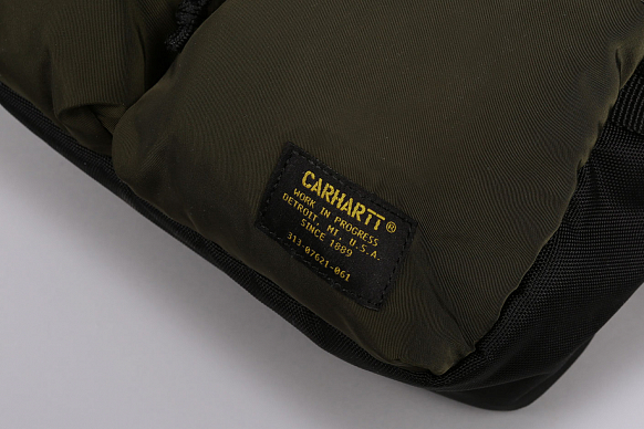 Сумка на пояс Carhartt WIP Military Hip Bag (I024252-cypress/blk) - фото 3 картинки