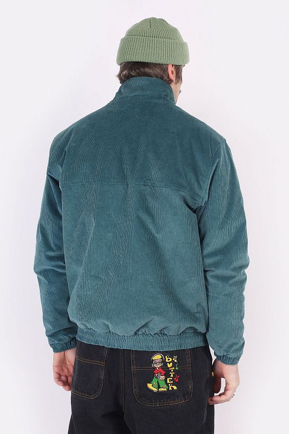 Мужская куртка Butter Goods Lodge Cord Reversible Jacket (Lodge-teal/sand) - фото 7 картинки
