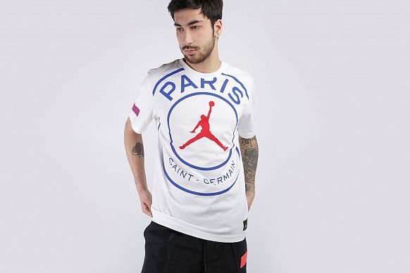 Мужская футболка Jordan Paris Saint-Germain Tee (BQ8384-100)