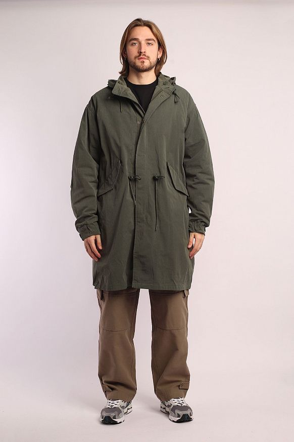 Мужская куртка FrizmWORKS Fishtail Parka (FWOT002-olive) - фото 8 картинки