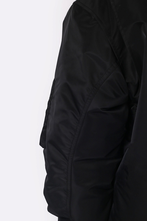 Мужская куртка Carhartt WIP Olten Bomber (I032300-black/turmeric) - фото 5 картинки