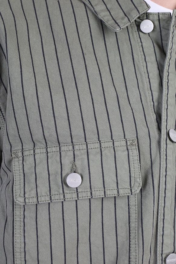 Мужская куртка Carhartt WIP Trade Michigan Coat (I029105-green/black) - фото 4 картинки