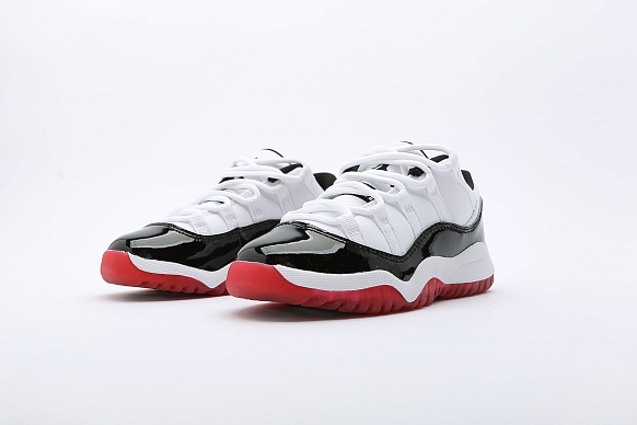 Детские кроссовки Jordan 11 Retro Low (PS) (505835-160) - фото 4 картинки