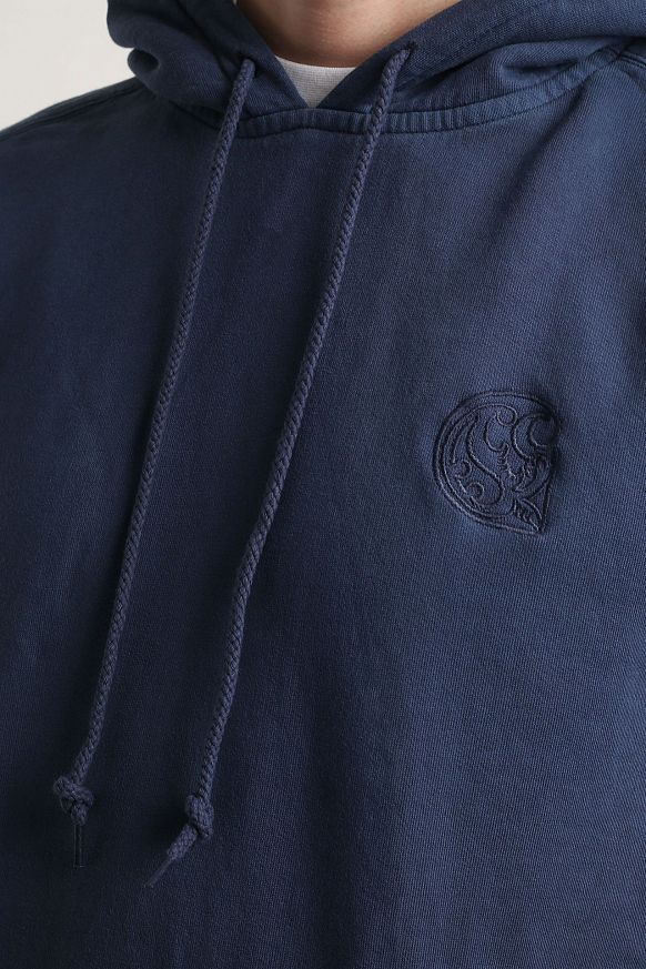 Мужская толстовка Carhartt WIP Hooded Verse Patch Sweat (I030639-enzian) - фото 3 картинки