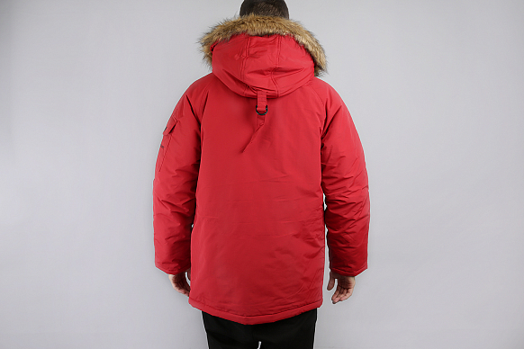 Мужская куртка Carhartt WIP Anchorage Parka (I021866-red/black) - фото 7 картинки