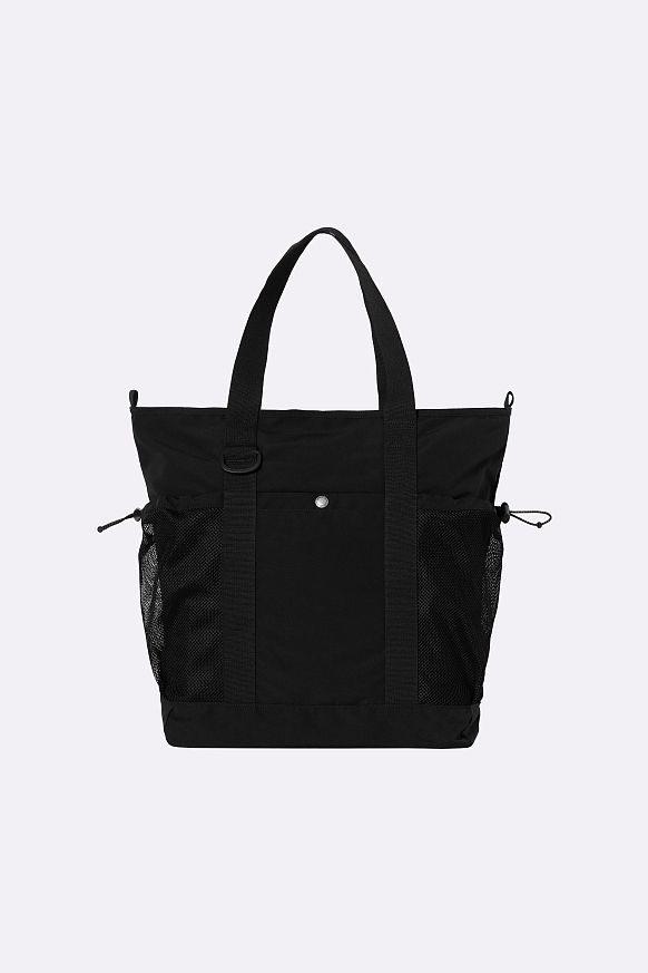 Сумка Carhartt WIP Irwin Tote Bag (I034603-black/black/white) - фото 2 картинки