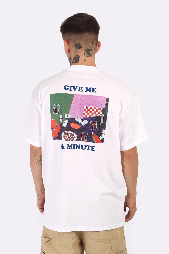 Мужская футболка Carhartt WIP S/S Isis Maria Dinner T-Shirt (I033127-white) - фото 4 картинки