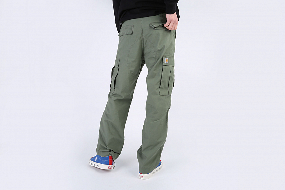 Мужские брюки Carhartt WIP Regular Cargo Pant (I015875-dollar green) - фото 6 картинки