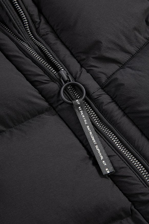 Мужская куртка KRAKATAU ROOK Hooded Puffer Jacket (Qm559-1-rook-черн) - фото 2 картинки