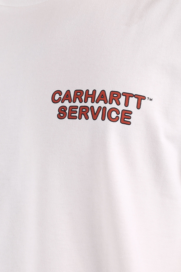 Мужская футболка Carhartt WIP S/S Car Repair T-Shirt (I031756-white) - фото 3 картинки