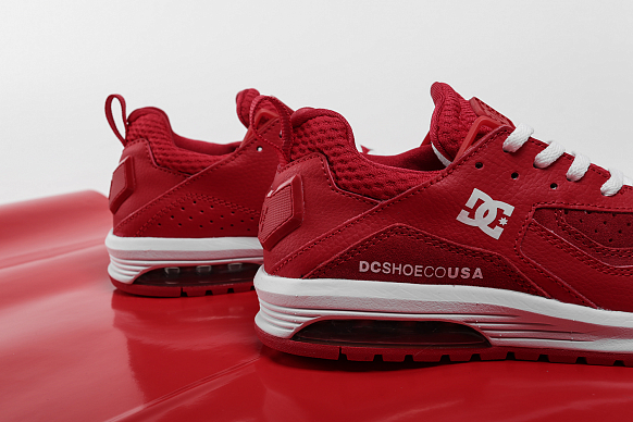 Женские кроссовки DC SHOES Vandium SE (ADJS200026-red/red) - фото 2 картинки