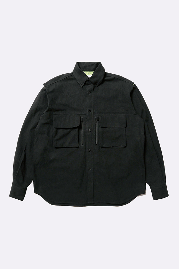 Мужская рубашка Hombre Nino Multi Pocket Shirt (0231-SH0001-black)