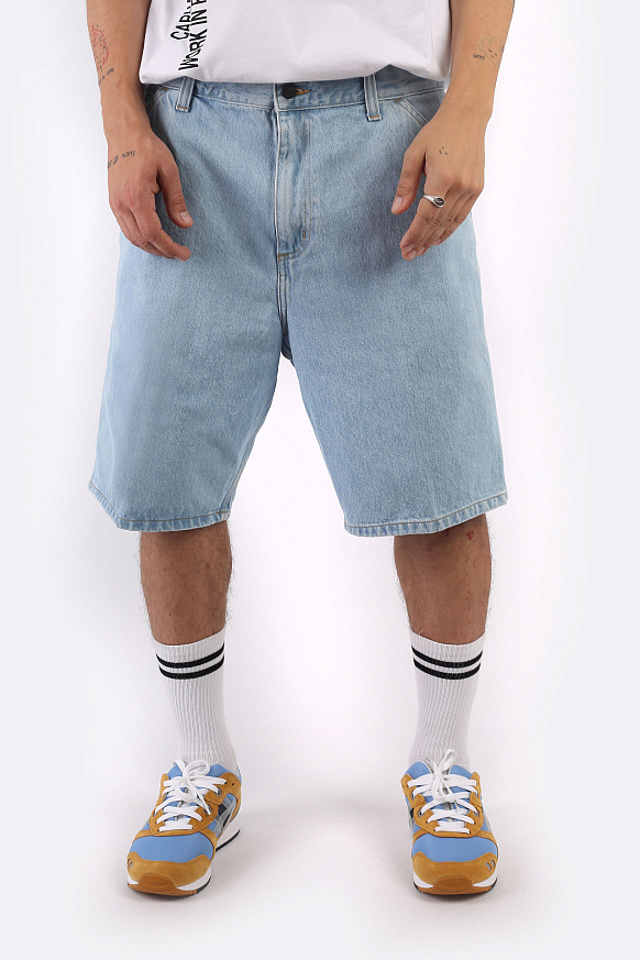 Мужские шорты Carhartt WIP Single Knee Short (I032026-blue) - фото 2 картинки
