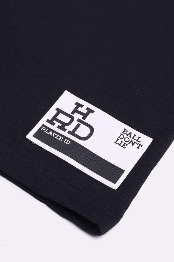 Мужская футболка Hard Boo Sketball (Hard-tee-bask-blk) - фото 3 картинки