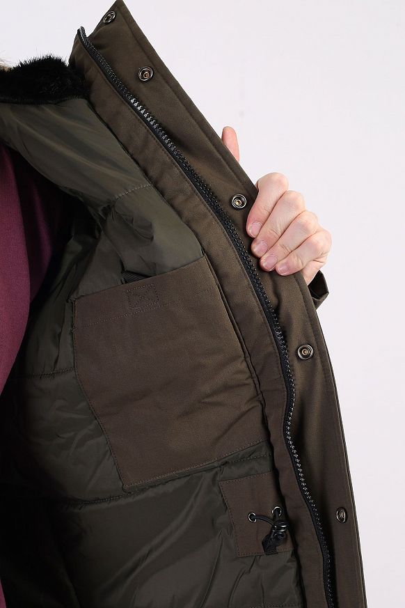 Мужская куртка Carhartt WIP Trapper Parka (I028129-cypress) - фото 12 картинки