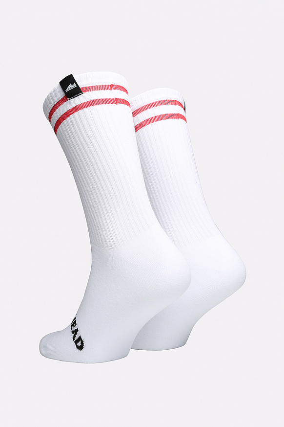 Мужские носки Sneakerhead 2 Stripes (SNKR white-red) - фото 2 картинки