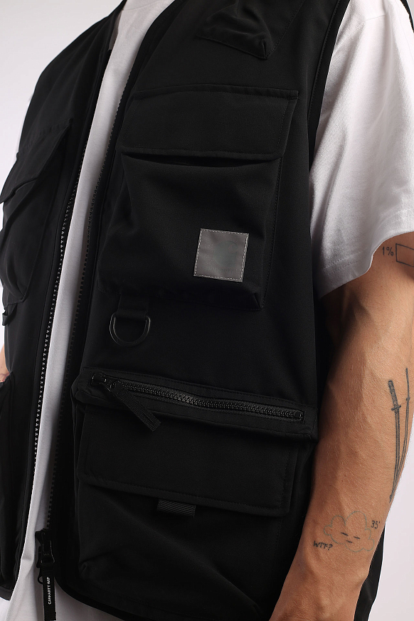 Мужской жилет Carhartt WIP Elmwood Vest (I026023-black) - фото 3 картинки