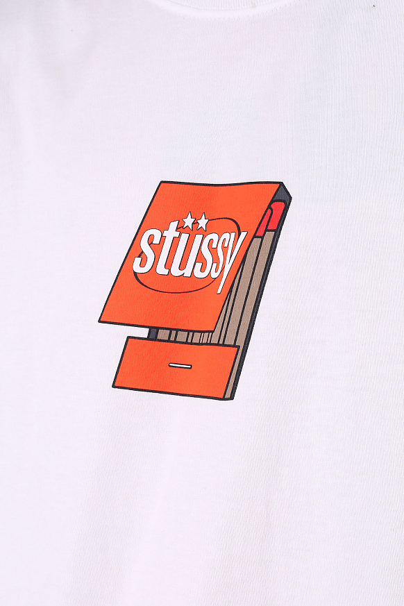 Мужская футболка Stussy Matchbook Tee (1904660-white) - фото 2 картинки