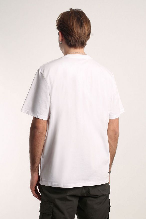 Мужская футболка Carhartt WIP S/S Pocket T-Shirt (I030434-white) - фото 5 картинки