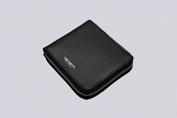 Бумажник Carhartt WIP Zip Wallet (L022771-black) - фото 2 картинки