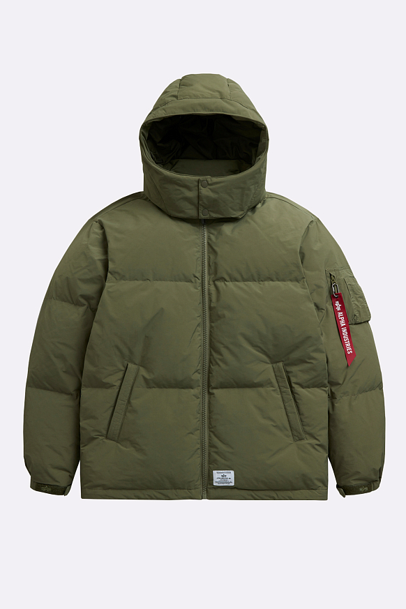 Мужская куртка Alpha Industries Puffer Parka (MJH53500C1-green)