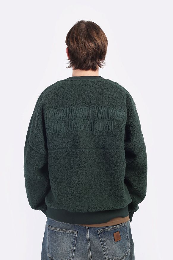 Мужская толстовка Carhartt WIP Coordinate Sweat (I033991-green) - фото 5 картинки