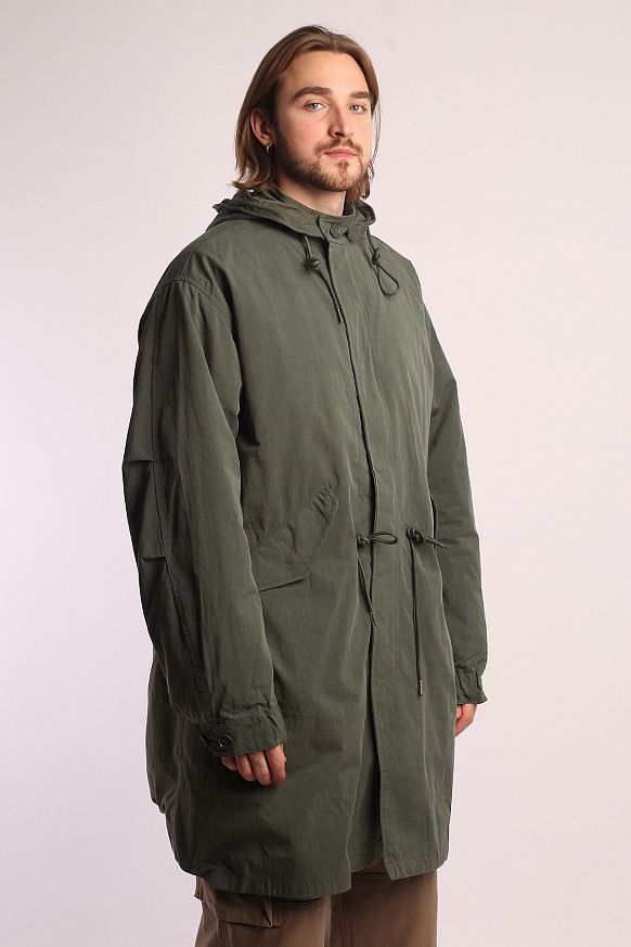 Мужская куртка FrizmWORKS Fishtail Parka (FWOT002-olive) - фото 4 картинки