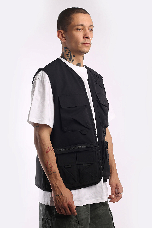 Мужской жилет Carhartt WIP Elmwood Vest (I026023-black) - фото 5 картинки