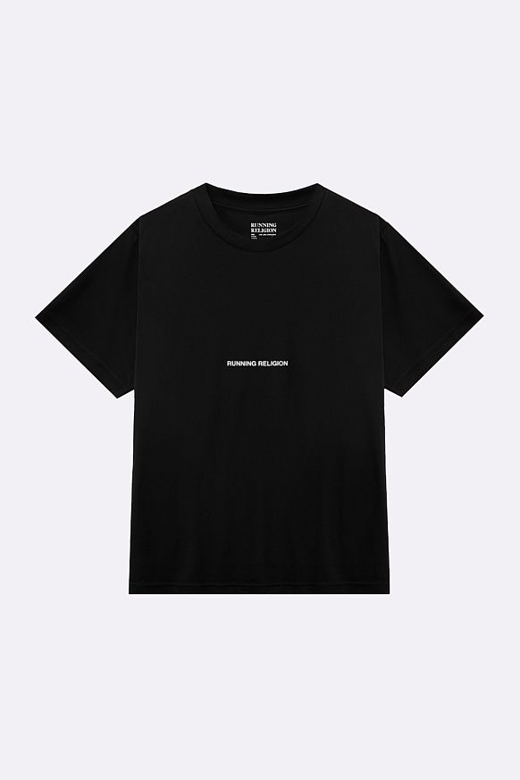 Мужская футболка Running Religion LINE LOGO TEE (LINE LOGO TEE black)