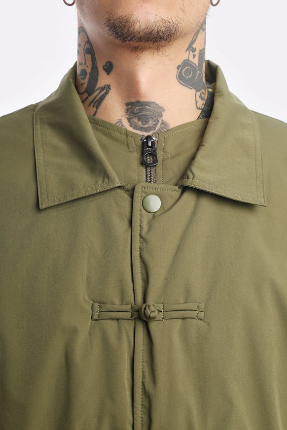 Мужская куртка DeMarcoLab Tapak Naga Coach Jacket x Domestik (DM22EX04-DM01-olv) - фото 5 картинки