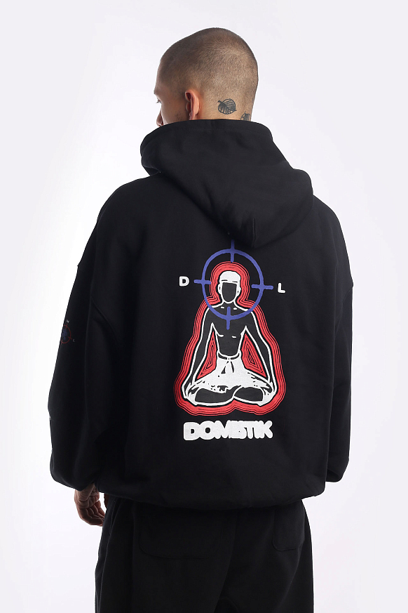 Мужская толстовка DeMarcoLab Enlightment Hoodie x Domestik (DM22EX04-DM02-blk) - фото 6 картинки