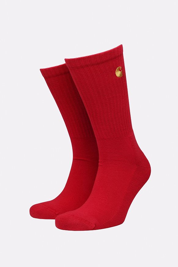 Мужские носки Carhartt WIP Chase Socks (I029421-cornel/gold)